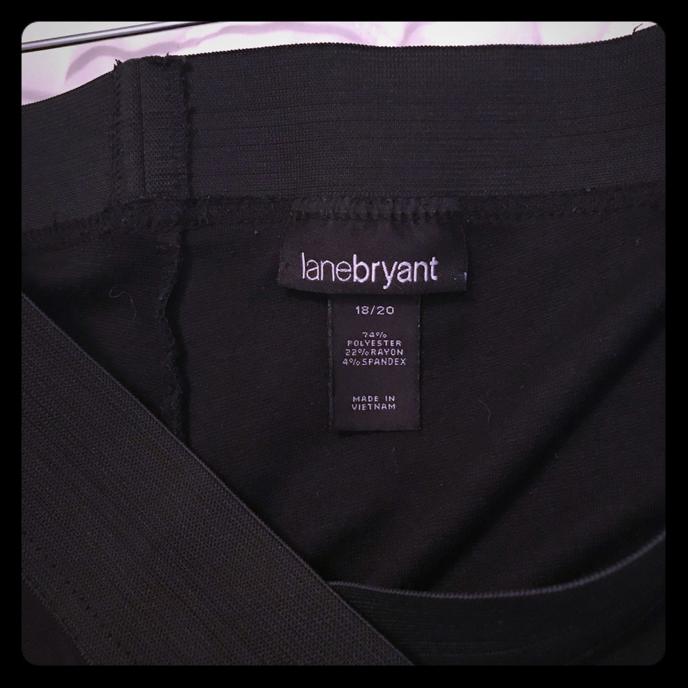 Lane Bryant Black Pull on Pants